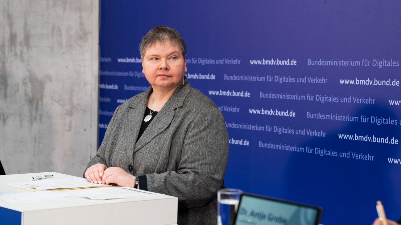 Die Präsidentin des Fernstraßen-Bundesamtes Doris Drescher auf dem Brückengipfel 2022