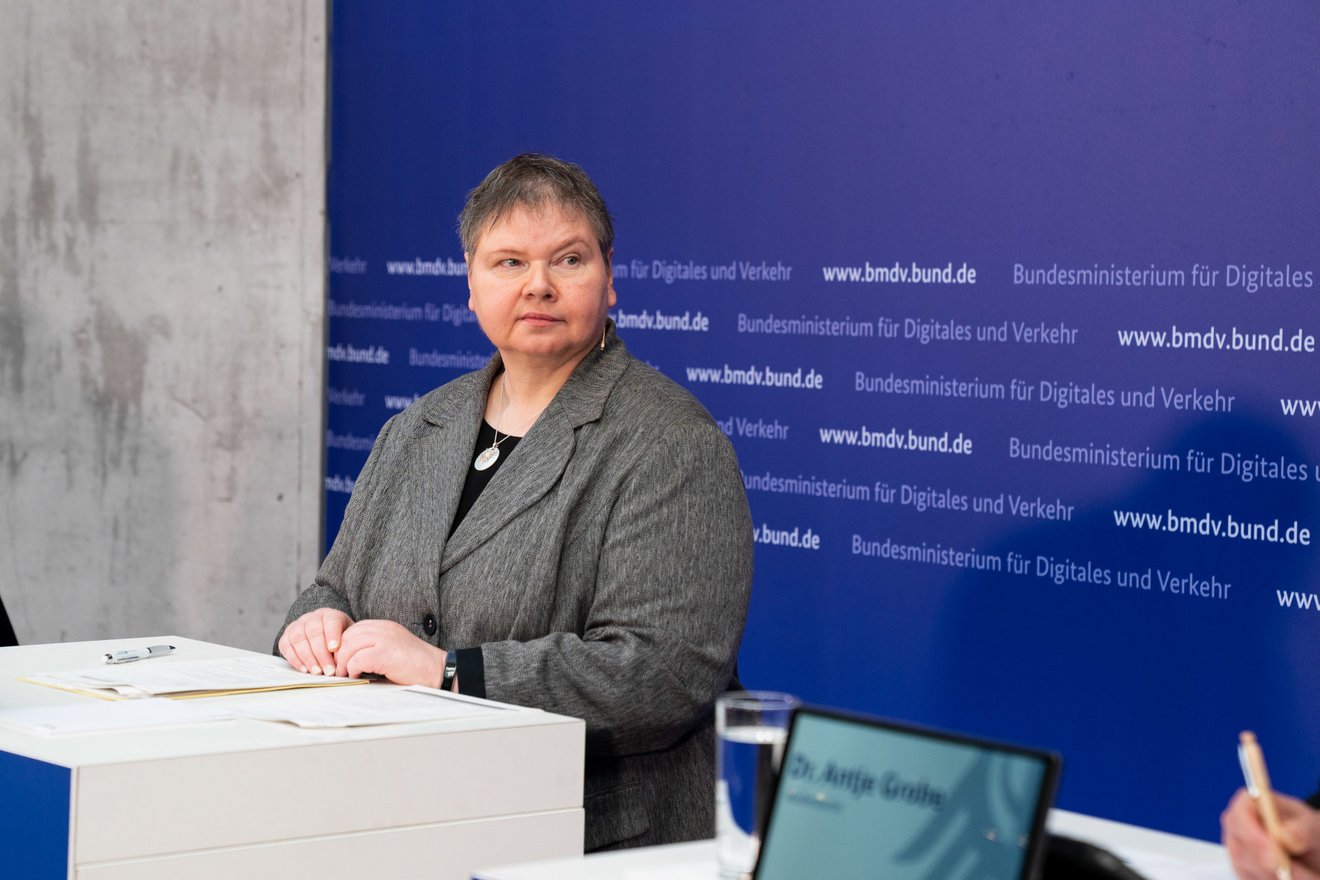 Die Präsidentin des Fernstraßen-Bundesamtes Doris Drescher auf dem Brückengipfel 2022