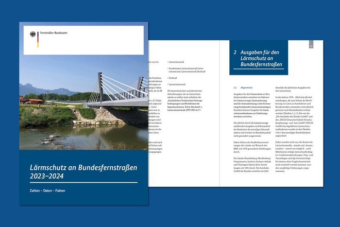 Lärmschutzstatistik 2023-2024 - Deckblatt und Innenseite
